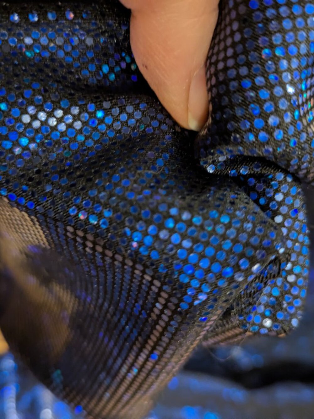 Blackmilk Clothing Shattered Sapphire Leggings M - Picture 3 of 8